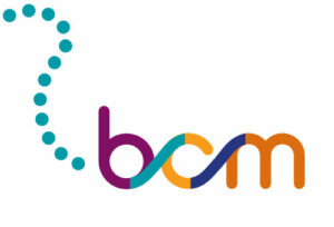 BCM logo with dots