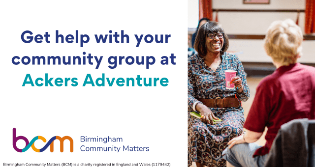 Get help with your community group at Ackers Adventure