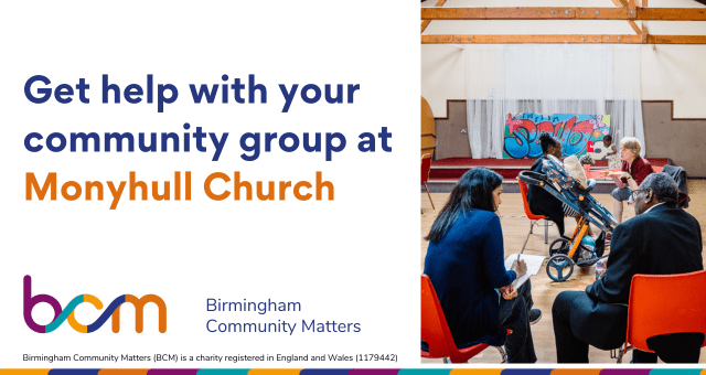 Get help with your community group at Monyhull Church