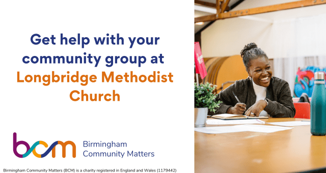Get help with your community group at Longbridge Methodist Church