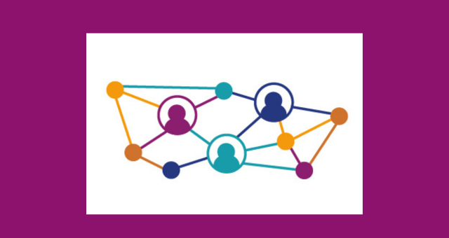 a simple graphic depicting a networking group
