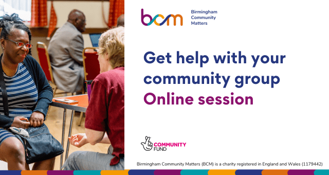 Get help with your community group (online session)