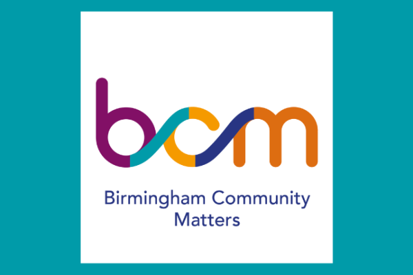 BCM logo on teal background